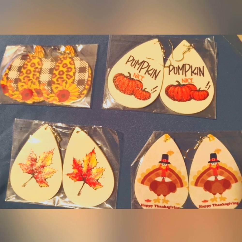 Fall earrings